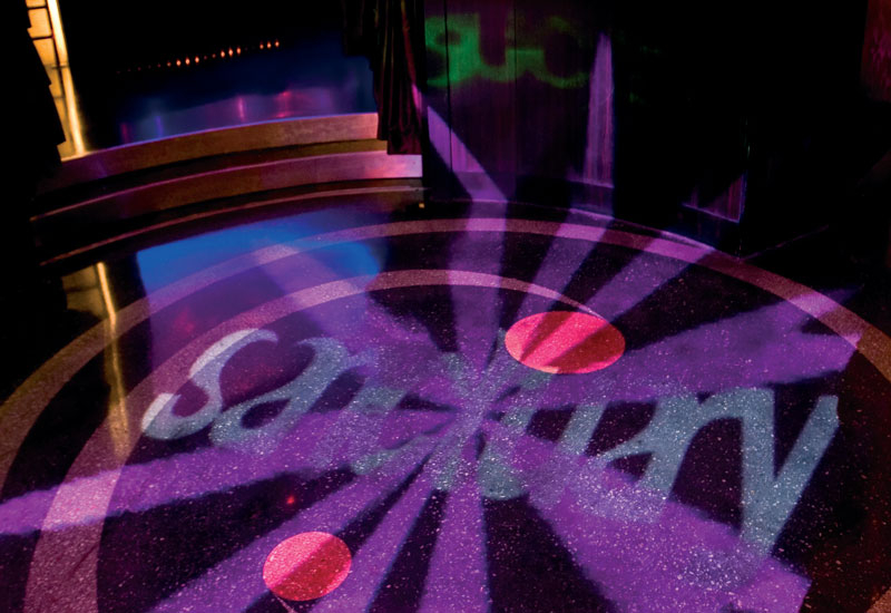 The simple fog screen projection technique is a club favourite. The simple fog screen projection technique is a club favourite.