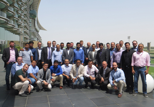 Attendees at the Sennheiser business communications event in Dubai, September 2015. Attendees at the Sennheiser business communications event in Dubai, September 2015.