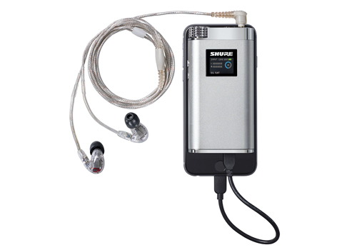 Shure's new SHA900 portable listening amplifier. Shure's new SHA900 portable listening amplifier.