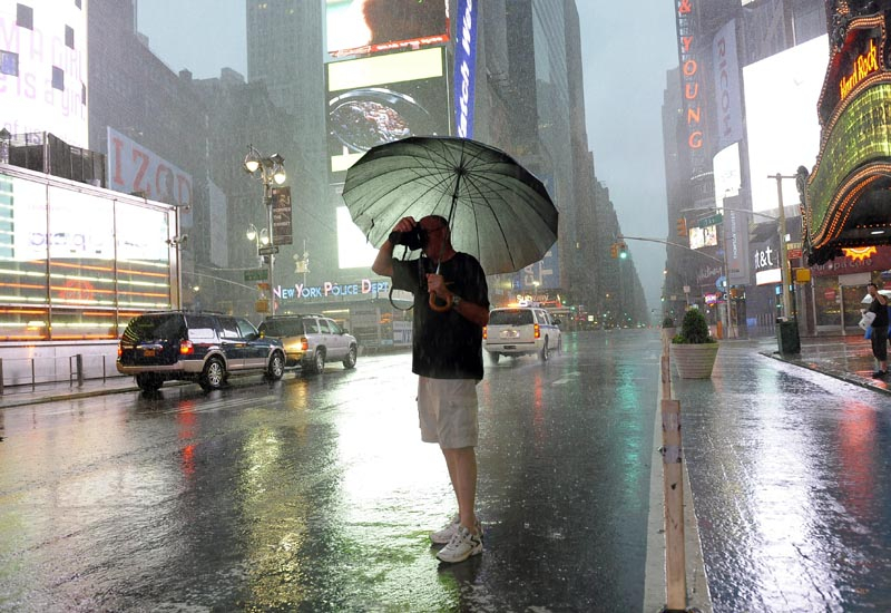 New York's iconic Times Square has been almost deserted in anticipation of Irene. New York's iconic Times Square has been almost deserted in anticipation of Irene.