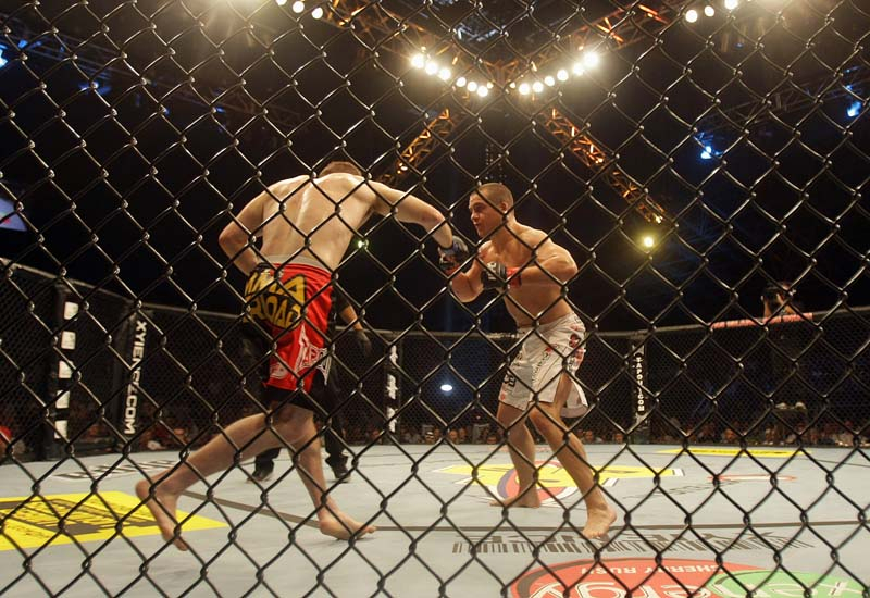 The UFC championship in Abu Dhabi. The UFC championship in Abu Dhabi.