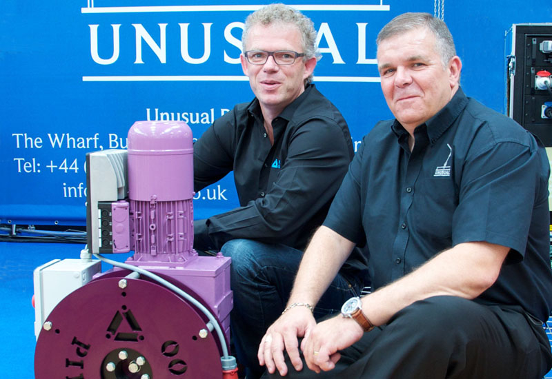 Denis Bramhall and Michiel van der Zijde at the recent ABTT show. Denis Bramhall and Michiel van der Zijde at the recent ABTT show.