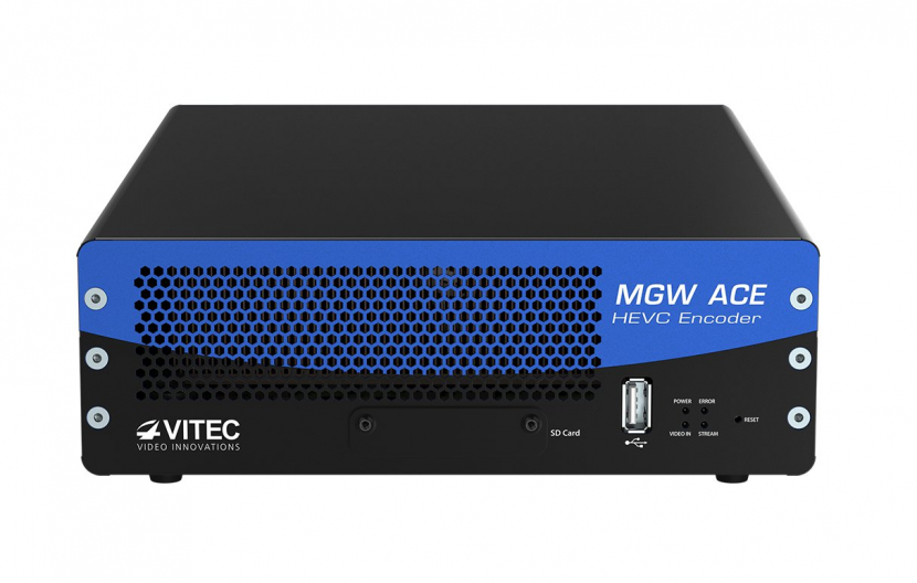 MGW Ace, the first 100% hardware-based HEVC portable device for encoding and streaming video. MGW Ace, the first 100% hardware-based HEVC portable device for encoding and streaming video.