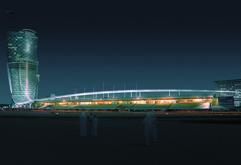 A computer generated image of the completed canopy. A computer generated image of the completed canopy.