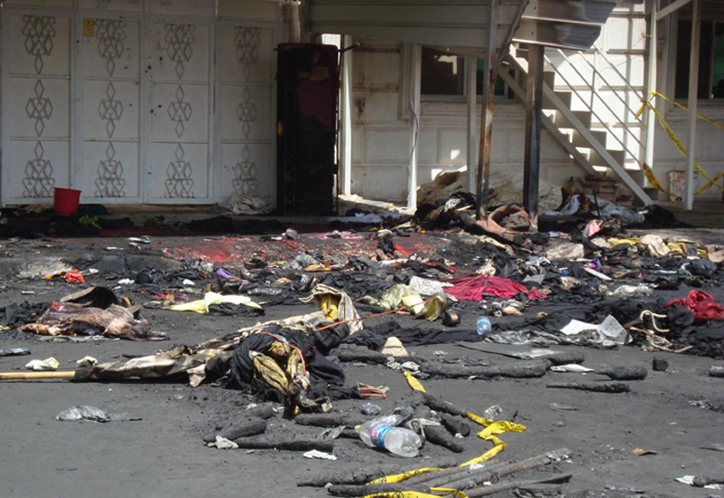 The aftermath of the deadly fire in Kuwait's Jahra area. The aftermath of the deadly fire in Kuwait's Jahra area.