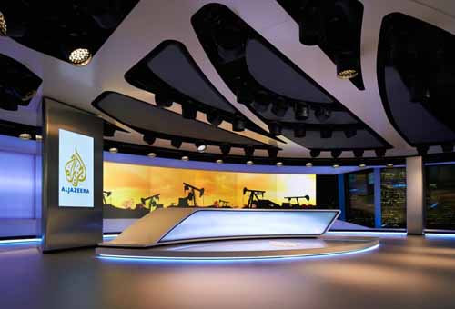 Al Jazeera London in located in The Shard. Al Jazeera London in located in The Shard.