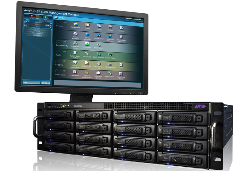 The Avid ISIS 5000 will be available on in a 32TB or 64TB switched configuration. The Avid ISIS 5000 will be available on in a 32TB or 64TB switched configuration.