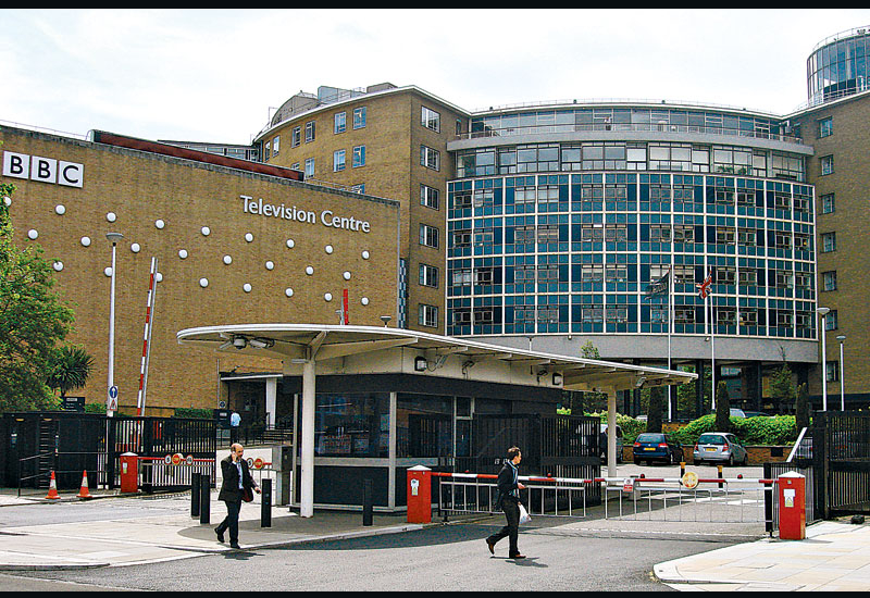 BBC TV centre. BBC TV centre.