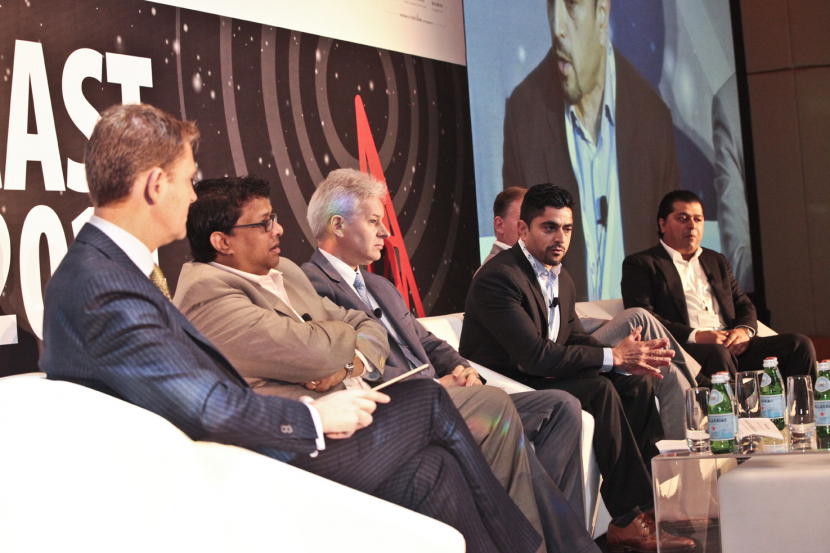 Maaz Sheikh (3rd from right), revealed OSN's investment in anti-piracy measures during the panel discussion on piracy in the Middle East Maaz Sheikh (3rd from right), revealed OSN's investment in anti-piracy measures during the panel discussion on piracy in the Middle East