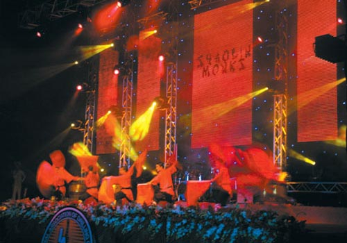 Lighthouse Productions supplied lighting equipment for the Shaolin Monks event in Dubai. Lighthouse Productions supplied lighting equipment for the Shaolin Monks event in Dubai.