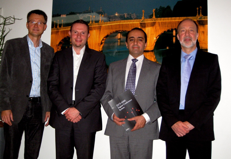 (L-R) Thomas Frederiksen, MD, DIS; Christoph Hellmuth, area sales manager, DIS Middle East; Amir Kord, MD, CIMATECH and Finn Halken, owner, DIS. (L-R) Thomas Frederiksen, MD, DIS; Christoph Hellmuth, area sales manager, DIS Middle East; Amir Kord, MD, CIMATECH and Finn Halken, owner, DIS.