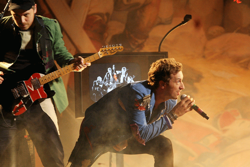 Flash's concert portfolio includes last year's Coldplay gig. Flash's concert portfolio includes last year's Coldplay gig.