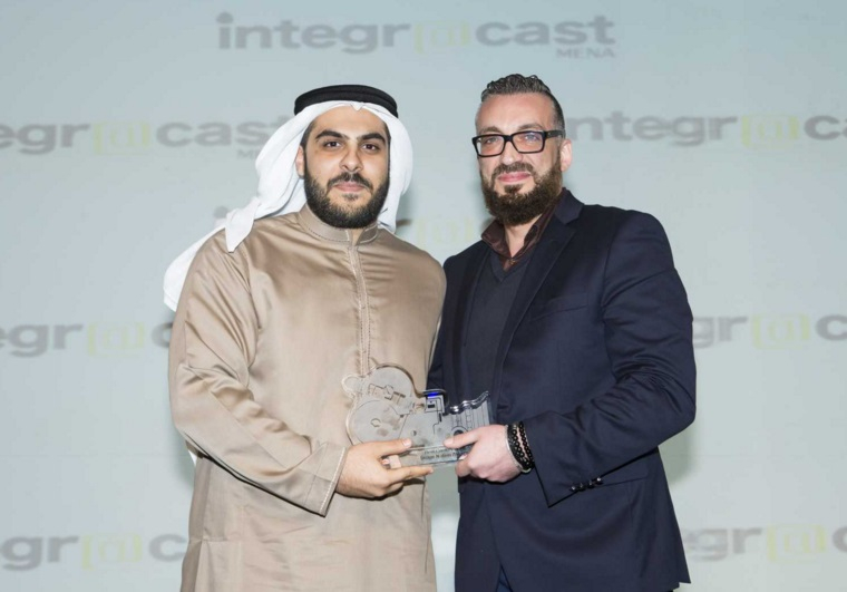 Majid Alansari collected the award for Best Content Capture on behalf of Image Nation for the film Zinzana, which he directed. The award was presented by Bashar Al'Assad of Integracast. IN PICS: Basking in the glory
