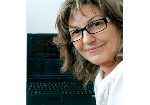 Karen Davies, more popularly known as KC in the editing world, says the new laptop provides power and portability. Karen Davies, more popularly known as KC in the editing world, says the new laptop provides power and portability.