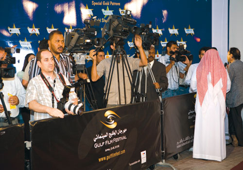 The inaugural edition of the Gulf Film Festival was launched on April 13 in Dubai with the screening of Four Girls, a Bahraini feature film directed b The inaugural edition of the Gulf Film Festival was launched on April 13 in Dubai with the screening of Four Girls, a Bahraini feature film directed b
