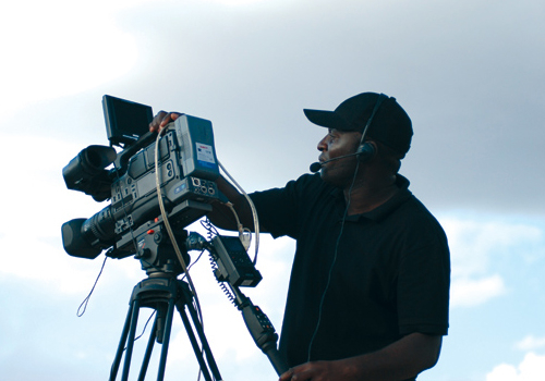 The crew used FS-5 recorders to capture content for this shoot. The crew used FS-5 recorders to capture content for this shoot.