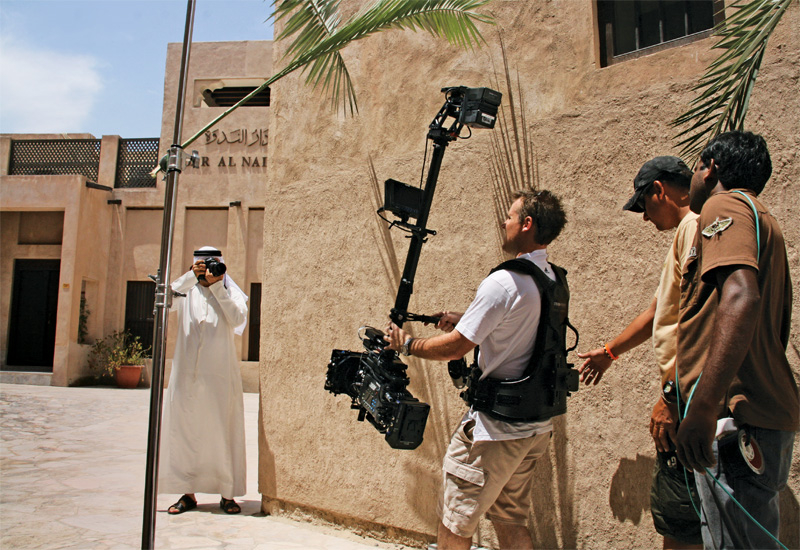 The Bastakiya shots made the most of Steadicam. The Bastakiya shots made the most of Steadicam.