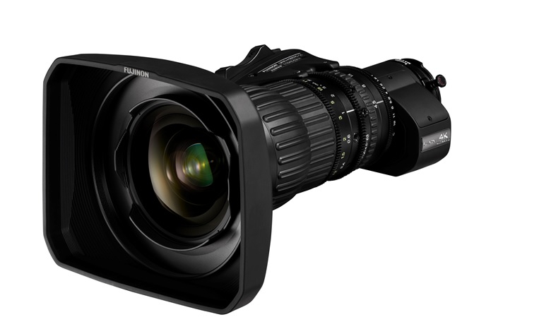 Fujinon's UA14x4.5B zoom lens will be launched at NAB. Fujinon's UA14x4.5B zoom lens will be launched at NAB.