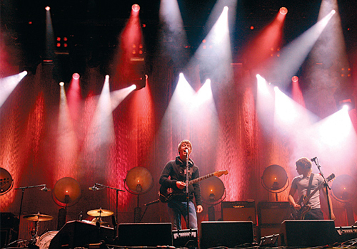 Arctic Monkeys' perform on the Pyramid Stage at this year's Glastonbury Festival. Arctic Monkeys' perform on the Pyramid Stage at this year's Glastonbury Festival.