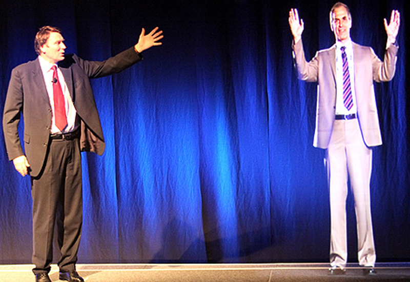 Hologram technology is becoming the latest trend at corporate gatherings. Hologram technology is becoming the latest trend at corporate gatherings.