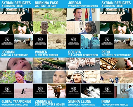 The documentaries focus on the UN's work around the world. The documentaries focus on the UN's work around the world.