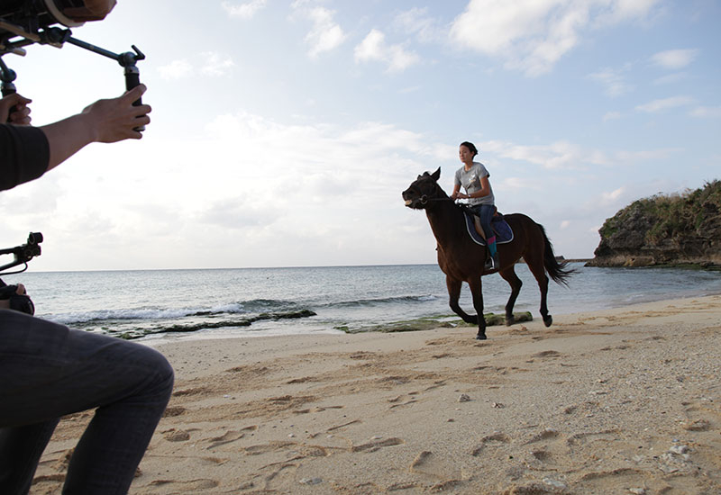 One of the Japanese subjects described her ikigai - her passion for horse riding. This made for perfect footage for the Filmmaster crew. One of the Japanese subjects described her ikigai - her passion for horse riding. This made for perfect footage for the Filmmaster crew.