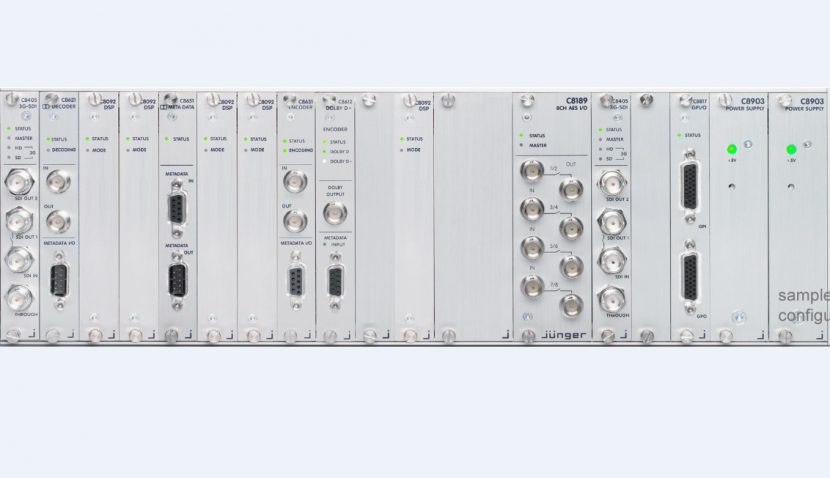 Junger Audio C8000 system. Junger Audio C8000 system.