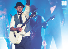 Timberlake hit paydirt in Abu Dhabi. Timberlake hit paydirt in Abu Dhabi.