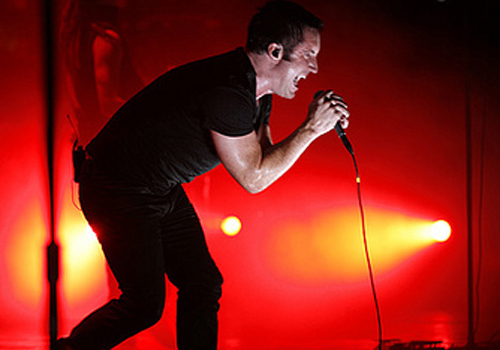 The Lights in the Sky tour allows Trent Reznor to turn the stage into his own creative playground. (photo courtesy of Rob Sheridan) The Lights in the Sky tour allows Trent Reznor to turn the stage into his own creative playground. (photo courtesy of Rob Sheridan)