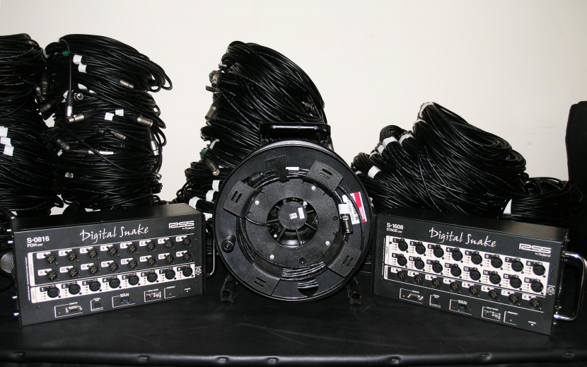 Roland's Digital Snake system. Roland's Digital Snake system.