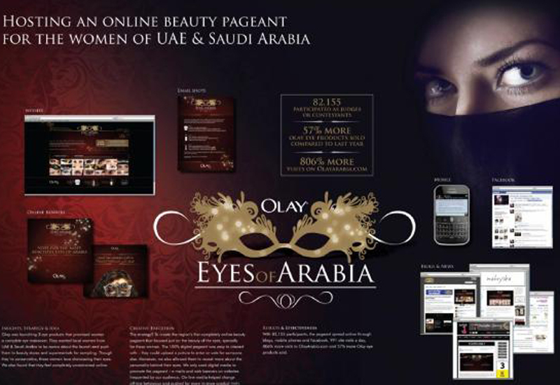 Olay's 'Eyes of Arabia' campaign was among SMG's successes. Olay's 'Eyes of Arabia' campaign was among SMG's successes.