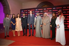Waleed Al Sayed and Sam Barnett with celebrities and members of the team Waleed Al Sayed and Sam Barnett with celebrities and members of the team
