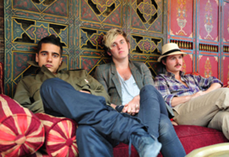 Charles Haddon (centre) was the lead signer of Ou Est La Swimming Pool, who were scheduled to release their debut album next month. Charles Haddon (centre) was the lead signer of Ou Est La Swimming Pool, who were scheduled to release their debut album next month.