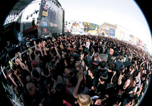 Dubai's Desert Rock Festival. Dubai's Desert Rock Festival.