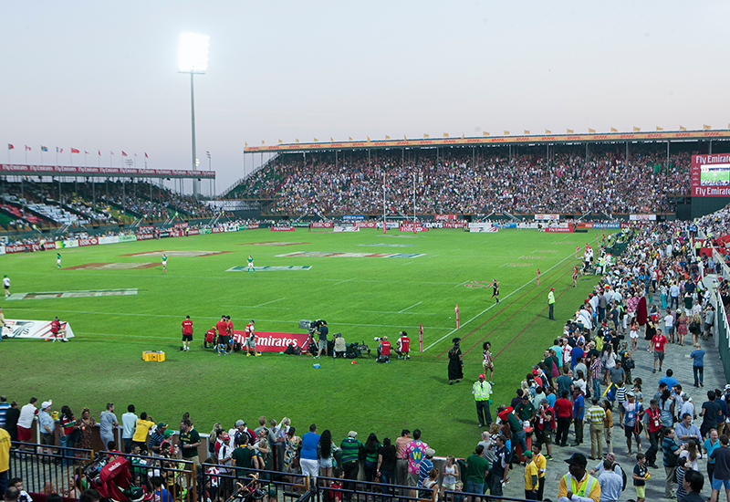 The Dubai Rugby Sevens 2014. The Dubai Rugby Sevens 2014.