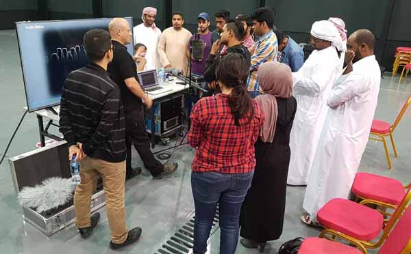 Sennheiser conducting the ‘Sound Academy’ event in Dubai. Sennheiser conducting the ‘Sound Academy’ event in Dubai.