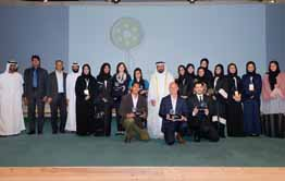 His Highness Sheikh Dr Sultan bin Mohammed Al Qasimi with winners at an awards ceremony on the first day of the festival. His Highness Sheikh Dr Sultan bin Mohammed Al Qasimi with winners at an awards ceremony on the first day of the festival.