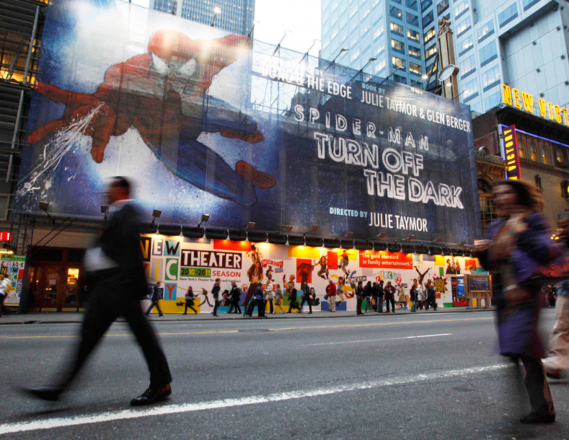 Broadway, Rigging, Spiderman: turn off the dark, News, Content production Broadway, Rigging, Spiderman: turn off the dark, News, Content production