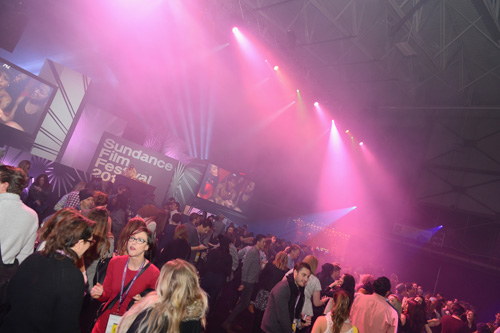 PARK CITY, UT - JANUARY 30: Guests attend the Sundance Film Festival Awards Night Party during the 2016 Sundance Film Festival at Basin Recreation Field House on January 30, 2016 in Park City, Utah. (Photo by Andrew Toth/Getty Images for Sundance Film Festival). IN PICS: Sundance Film Festival 2016