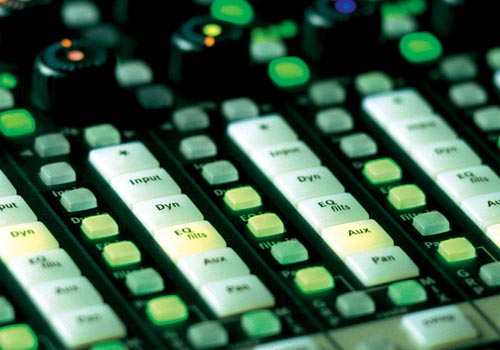 AMS Neve's Genesys console. AMS Neve's Genesys console.