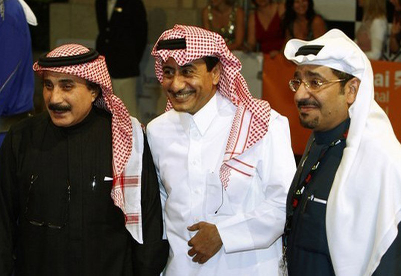 Abdel Khalek Al-Ghanem (L), director of the Saudi program with actors Nasir Al Gasabi (C) and Abdallah Al-Sadhan. Abdel Khalek Al-Ghanem (L), director of the Saudi program with actors Nasir Al Gasabi (C) and Abdallah Al-Sadhan.