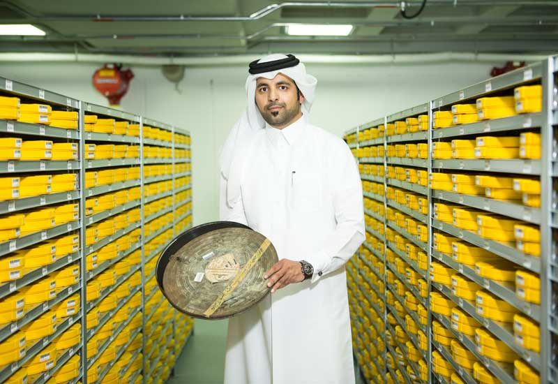 Abdullah M. Alyazeedi, project manager, old films archive at Qatar’s Private Engineering Office. Abdullah M. Alyazeedi, project manager, old films archive at Qatar’s Private Engineering Office.