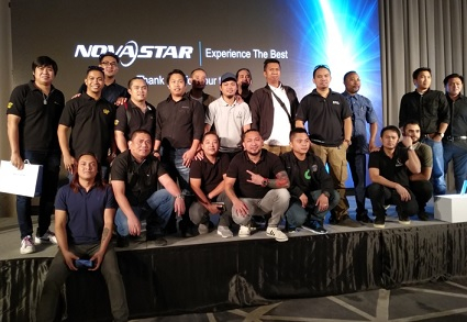 The NovaStar team in Dubai. The NovaStar team in Dubai.