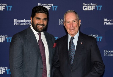 His Highness Prince Bader bin Abdullah Al Saud and Mike Bloomberg His Highness Prince Bader bin Abdullah Al Saud and Mike Bloomberg
