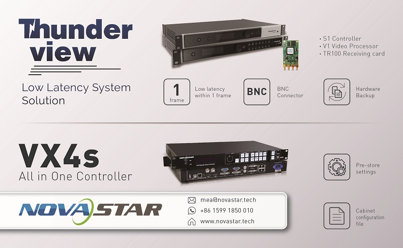 Novastars ThunderView and VX4 Novastars ThunderView and VX4