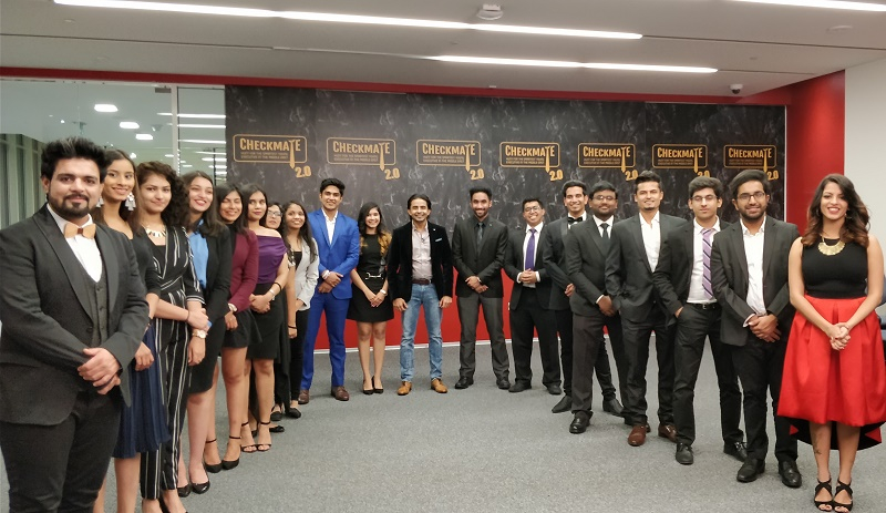 Checkmate contestants with Sachin Gokhale Checkmate contestants with Sachin Gokhale