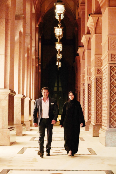 H.E. Maryam Eid AlMheiri and Salman Khan H.E. Maryam Eid AlMheiri and Salman Khan