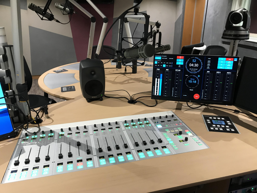 FM radio, Radio station, Sharjah Media Corporation, Pulse 95, English radio, UAE radio, Radio broadcasting, Lawo, Mixing consoles, Audio mixing, Digital mixing console, Fader, Routing, AES67, Audio over IP FM radio, Radio station, Sharjah Media Corporation, Pulse 95, English radio, UAE radio, Radio broadcasting, Lawo, Mixing consoles, Audio mixing, Digital mixing console, Fader, Routing, AES67, Audio over IP