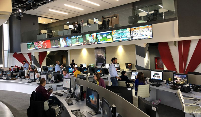 Qvest Media, System integration, Channel launch, Jordan, Al Mamlaka, Broadcast infrastructure, Broadcast equipment, Studio launch, Newsroom Qvest Media, System integration, Channel launch, Jordan, Al Mamlaka, Broadcast infrastructure, Broadcast equipment, Studio launch, Newsroom