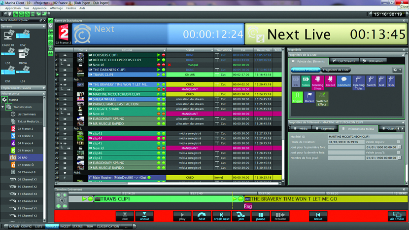Pebble Beach Systems playout automation Pebble Beach Systems playout automation